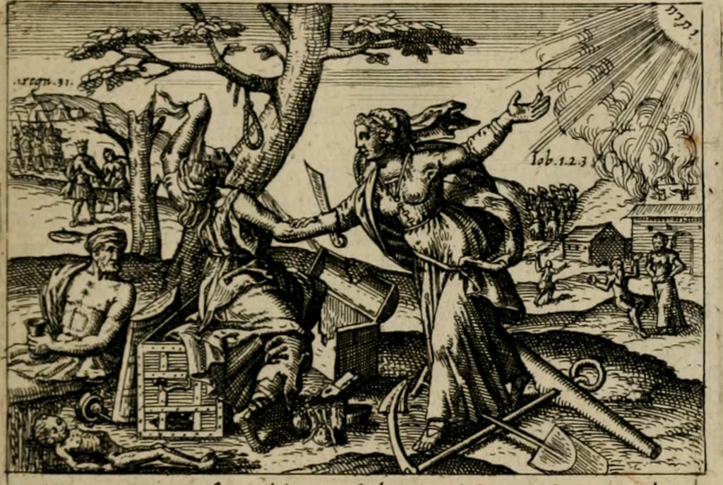 An illustration from PHILOSOPHIA PRACTICA, 1624, leaf 184