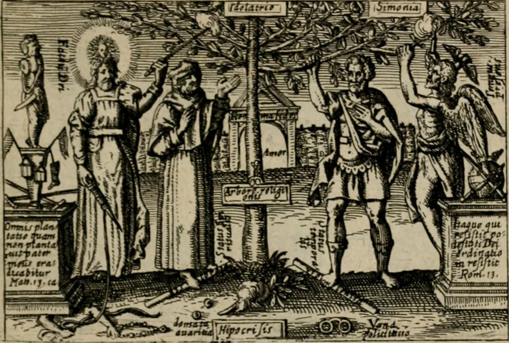An illustration from PHILOSOPHIA PRACTICA, 1624, leaf 192