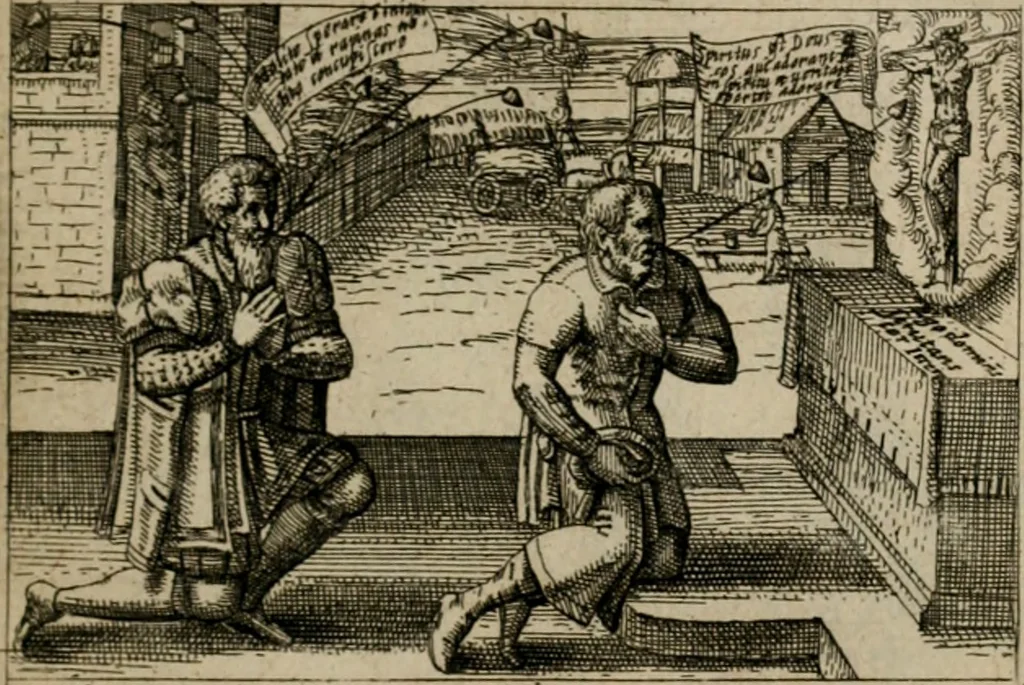 An illustration from PHILOSOPHIA PRACTICA, 1624, leaf 194