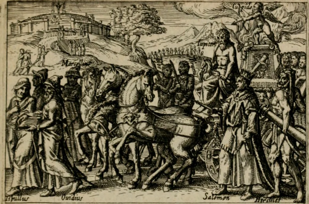 An illustration from PHILOSOPHIA PRACTICA, 1624, leaf 202