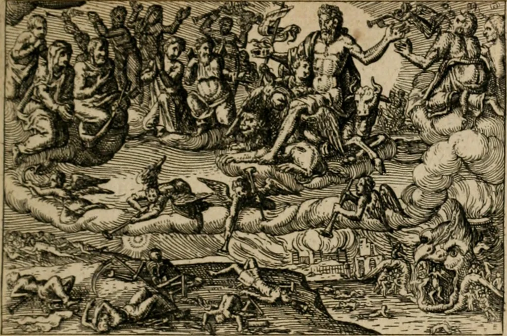 An illustration from PHILOSOPHIA PRACTICA, 1624, leaf 212