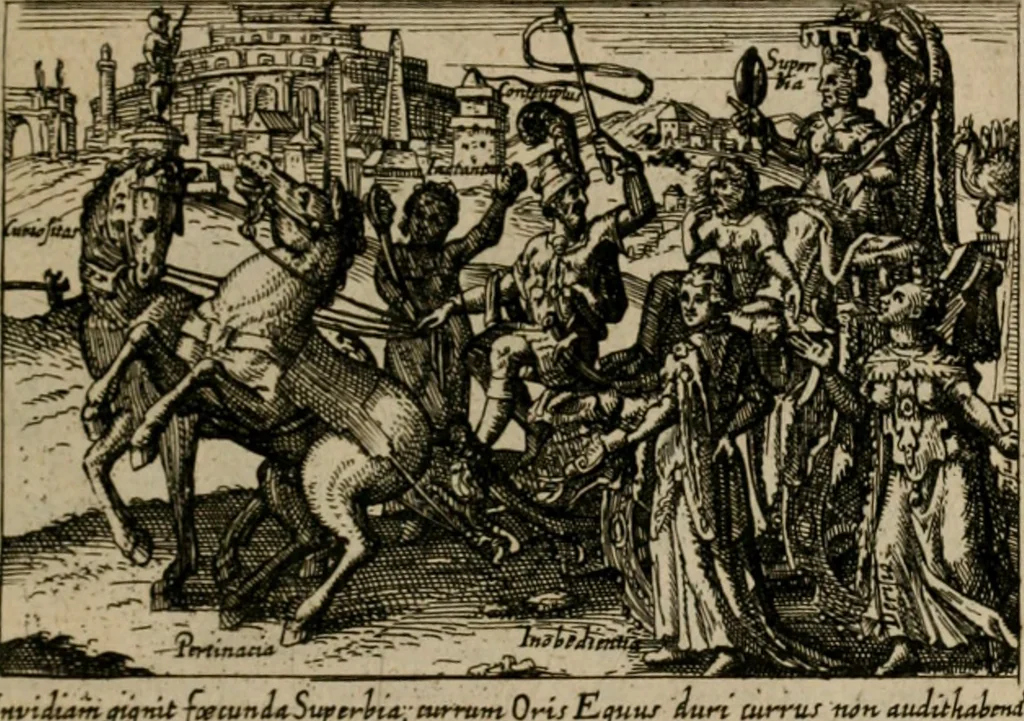 An illustration from PHILOSOPHIA PRACTICA, 1624, leaf 24