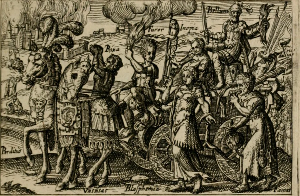 An illustration from PHILOSOPHIA PRACTICA, 1624, leaf 28