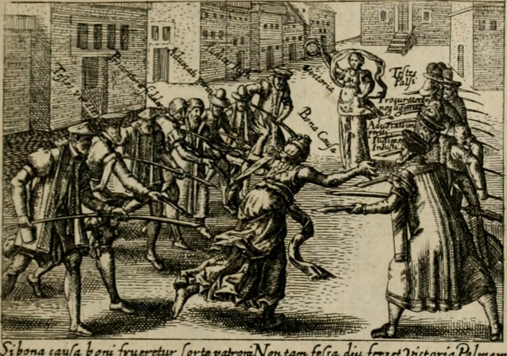 An illustration from PHILOSOPHIA PRACTICA, 1624, leaf 56