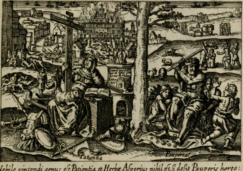 An illustration from PHILOSOPHIA PRACTICA, 1624, leaf 70