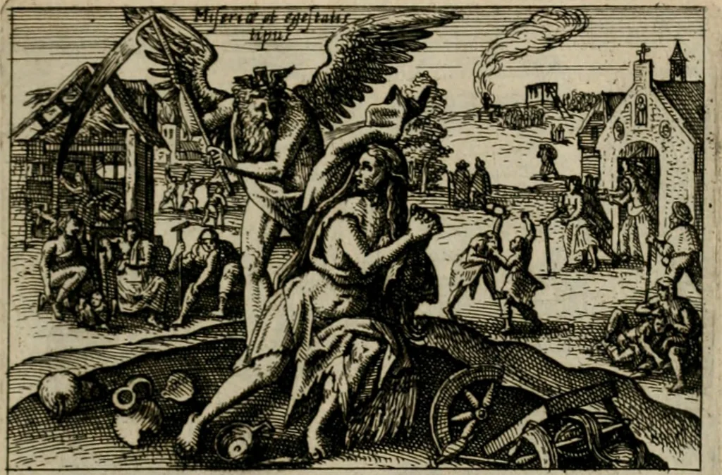 An illustration from PHILOSOPHIA PRACTICA, 1624, leaf 78
