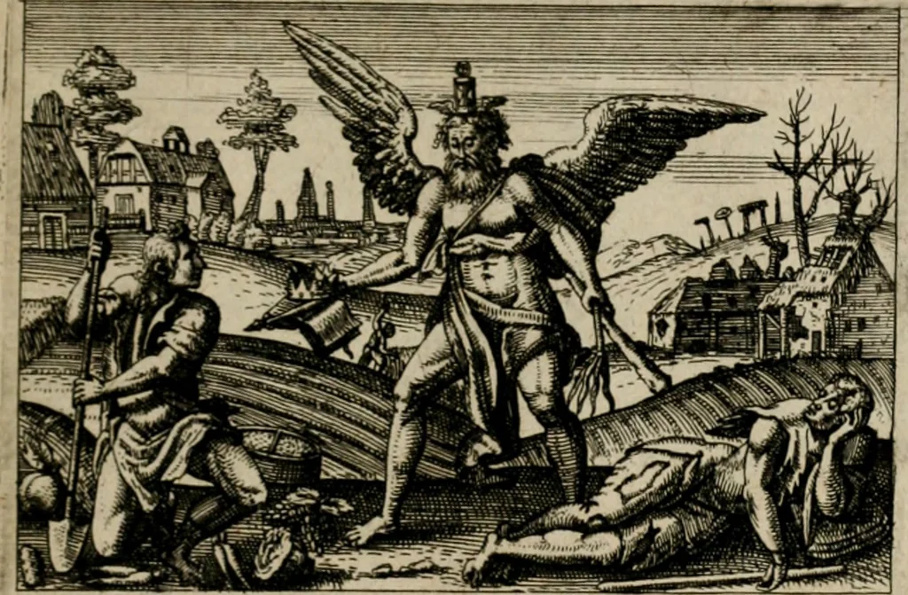 An illustration from PHILOSOPHIA PRACTICA, 1624, leaf 84