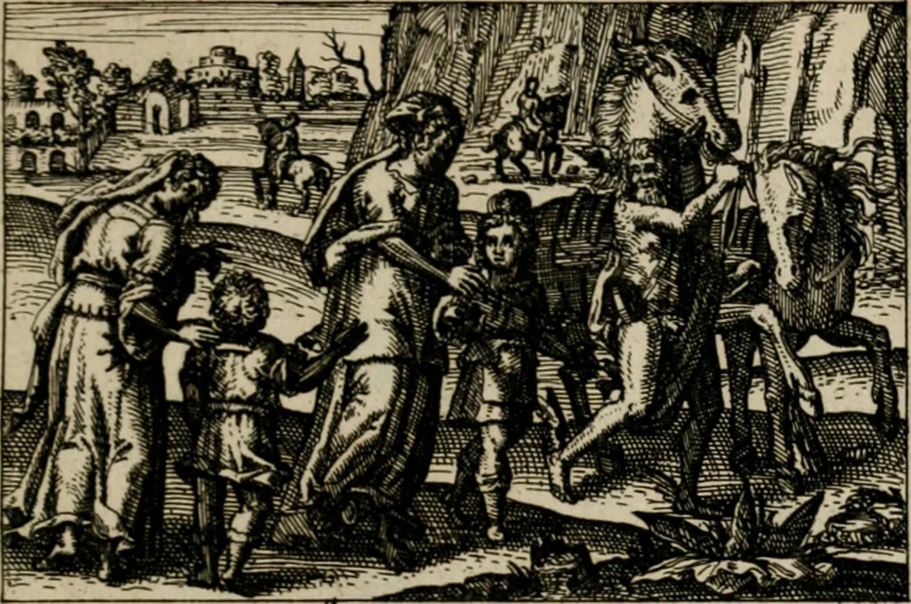 An illustration from PHILOSOPHIA PRACTICA, 1624, leaf 86