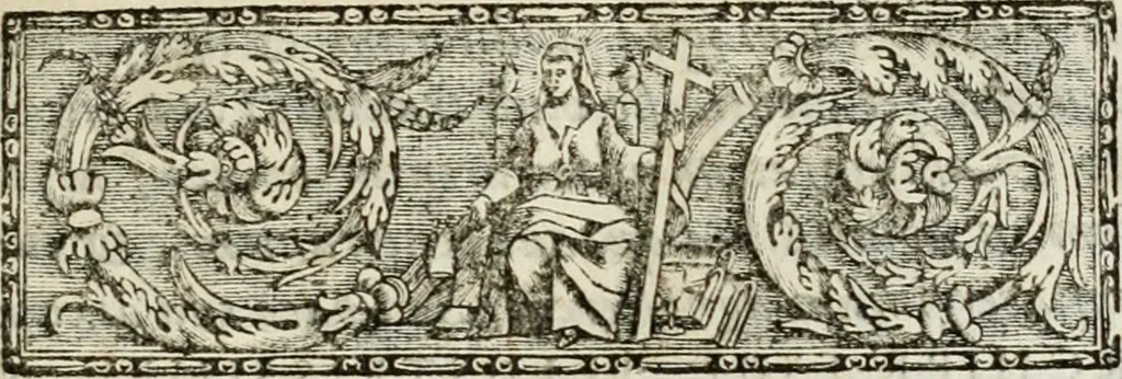 An illustration from Philosophia vetus et nova : ad usum scholae accommodata, in Regia Burgundia olim pertractata, 1684, leaf 6