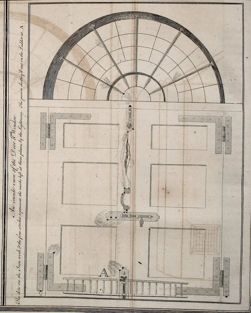 An illustration from Philosophical transactions of the Royal Society of London, 1666, leaf 179