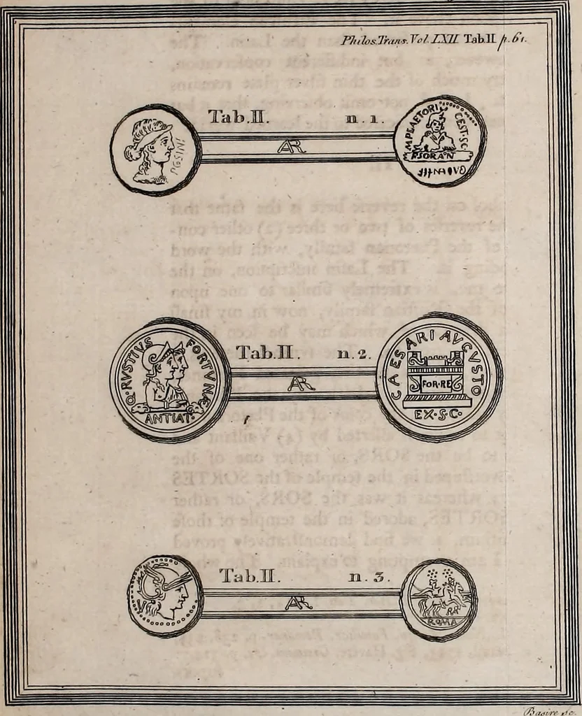 An illustration from Philosophical transactions of the Royal Society of London, 1666, leaf 83