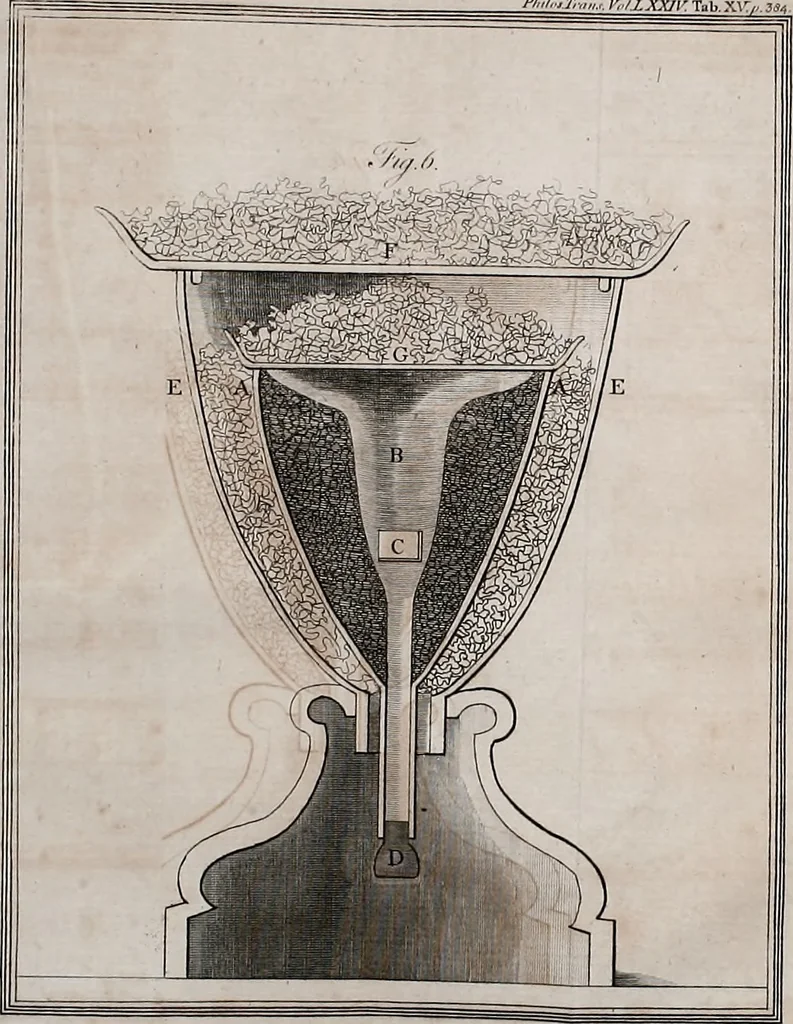 An illustration from Philosophical transactions of the Royal Society of London, 1666, leaf 462