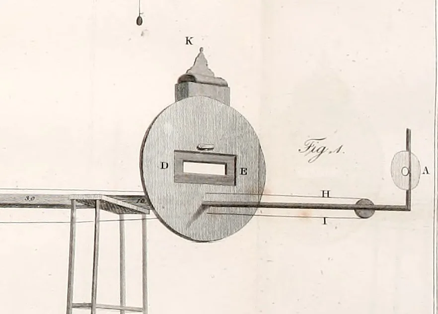 An illustration from Philosophical transactions of the Royal Society of London, 1666, leaf 692