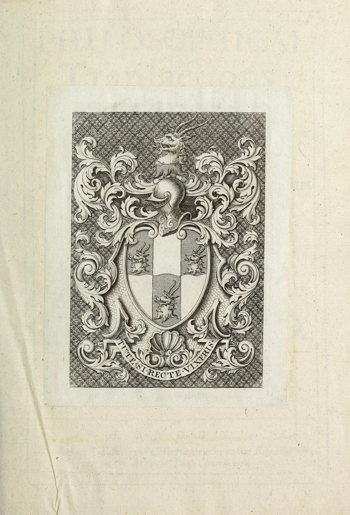 An illustration from Philosophical transactions of the Royal Society of London, 1676, leaf 9