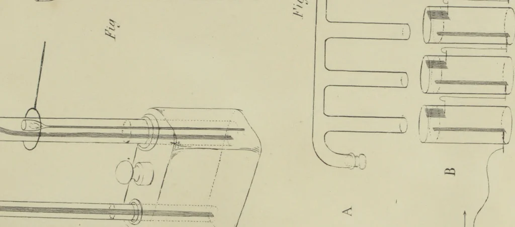 An illustration from Philosophical transactions, 1665, leaf 418
