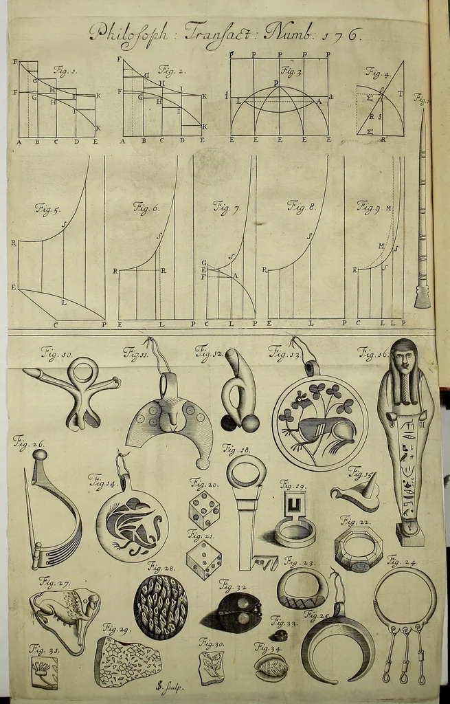 An illustration from Philosophical transactions of the Royal Society of London, 1685, leaf 390