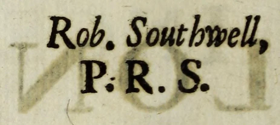 An illustration from Philosophical transactions of the Royal Society of London, 1695, leaf 6