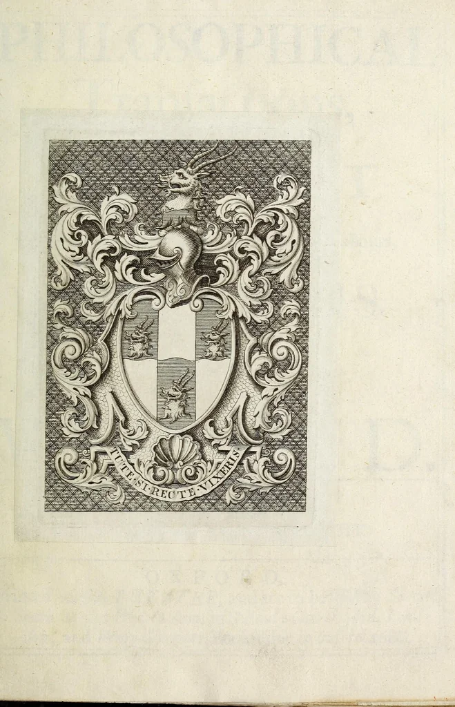 An illustration from Philosophical transactions of the Royal Society of London, 1695, leaf 7