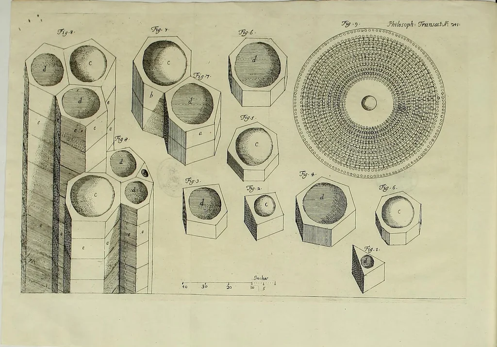 An illustration from Philosophical transactions of the Royal Society of London, 1699, leaf 230
