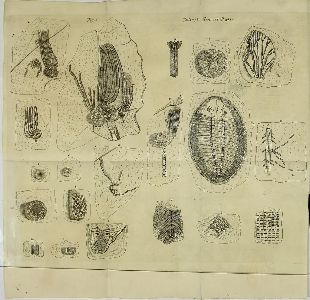 An illustration from Philosophical transactions of the Royal Society of London, 1699, leaf 296