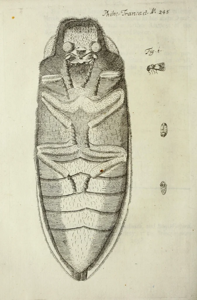 An illustration from Philosophical transactions of the Royal Society of London, 1699, leaf 378