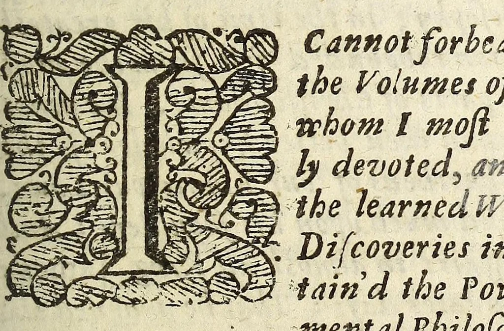 An illustration from Philosophical transactions of the Royal Society of London, 1670, leaf 5