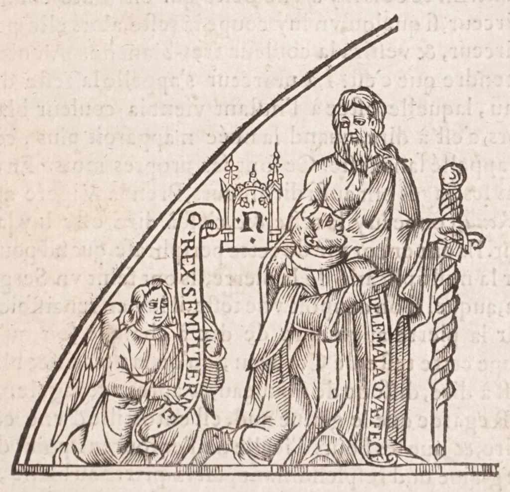 An illustration from Philosophie naturelle de trois anciens philosophes renommez : Artephius, Flamel, & Synesius, traitant de l'art occulte, & de la transmutation metallique, 1682, leaf 77