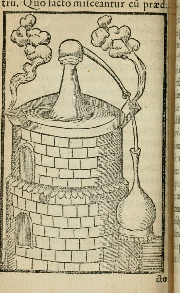 An illustration from Coelvm philosophorvm, sev, Liber de secretis naturae, 1553, leaf 205