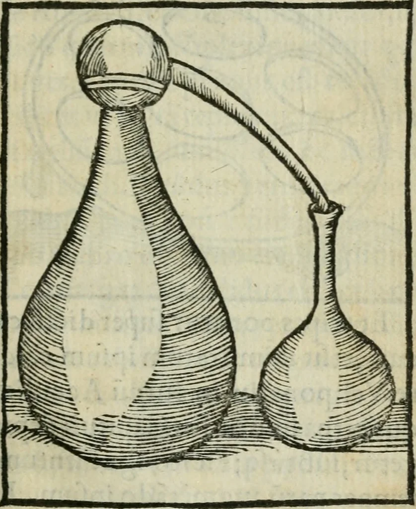 An illustration from Coelvm philosophorvm, sev, Liber de secretis naturae, 1553, leaf 28