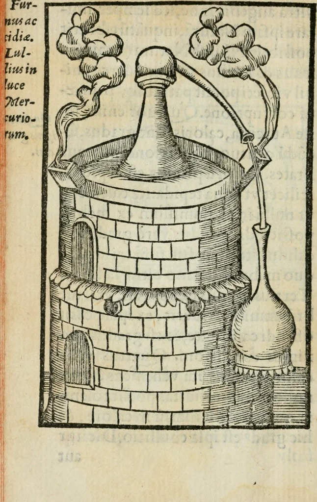 An illustration from Coelvm philosophorvm, sev, Liber de secretis naturae, 1553, leaf 31