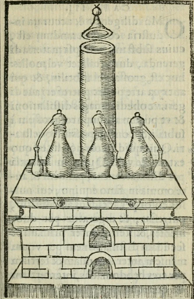 An illustration from Coelvm philosophorvm, sev, Liber de secretis naturae, 1553, leaf 38