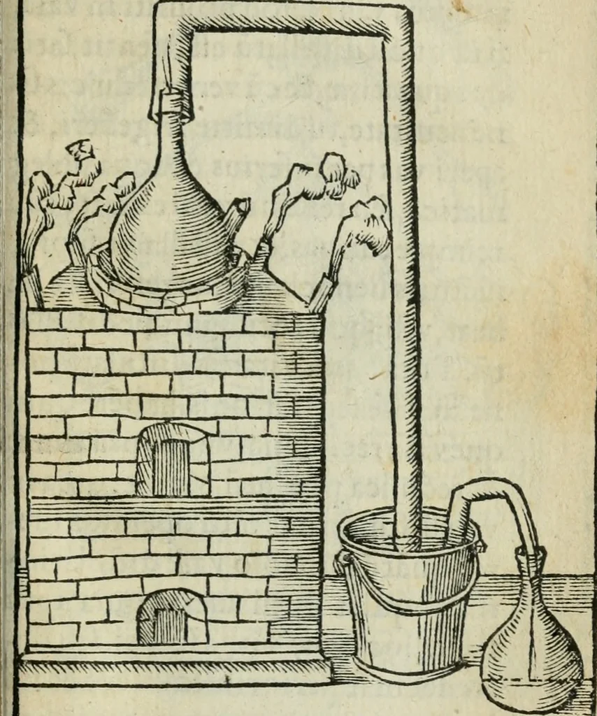 An illustration from Coelvm philosophorvm, sev, Liber de secretis naturae, 1553, leaf 404