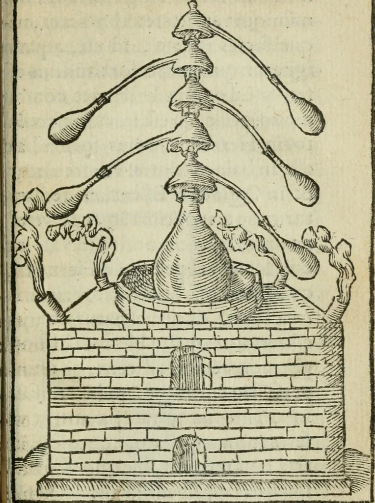 An illustration from Coelvm philosophorvm, sev, Liber de secretis naturae, 1553, leaf 406