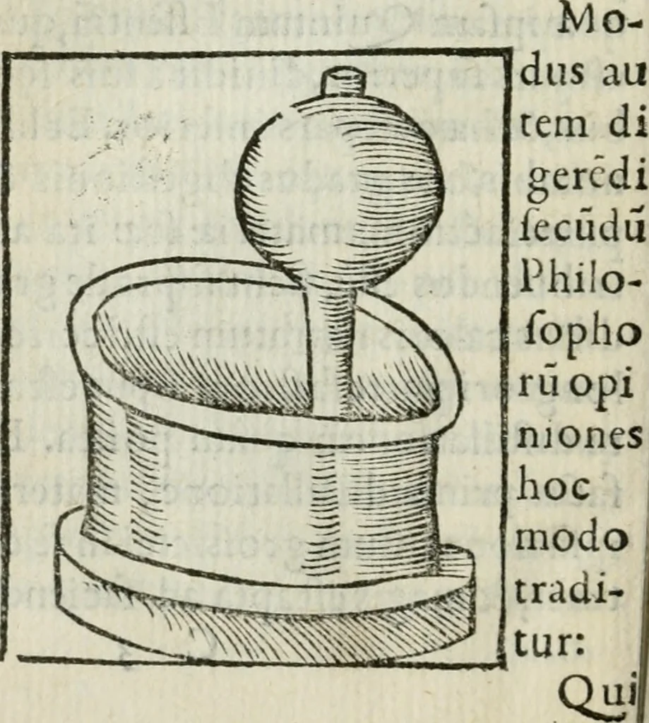 An illustration from Coelvm philosophorvm, sev, Liber de secretis naturae, 1553, leaf 41