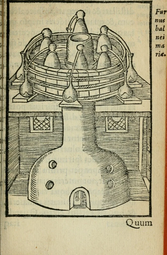 An illustration from Coelvm philosophorvm, sev, Liber de secretis naturae, 1553, leaf 96
