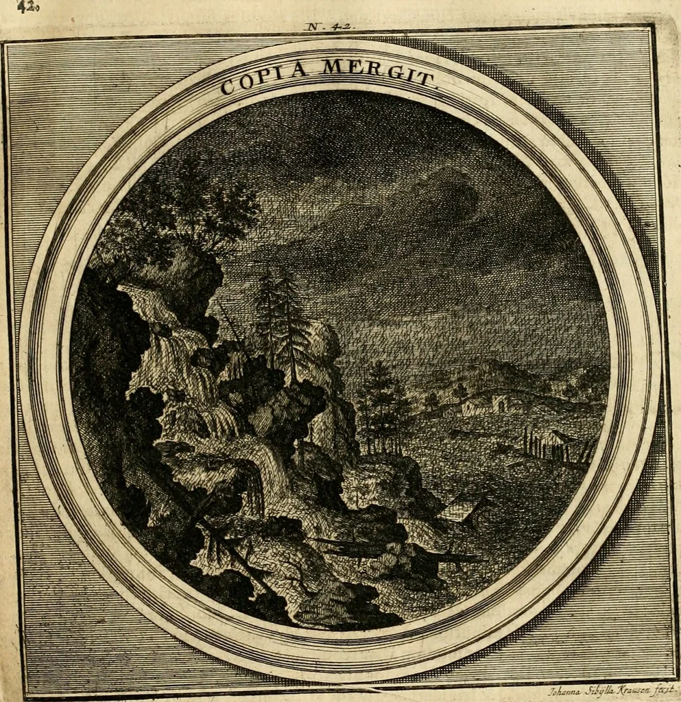 An illustration from Meteorologia philosophico-politica : in duodecim dissertationes per quaestiones meteorologicas & conclusiones politicas divisa, appositisque symbolis illustrata ..., 1698, leaf 152