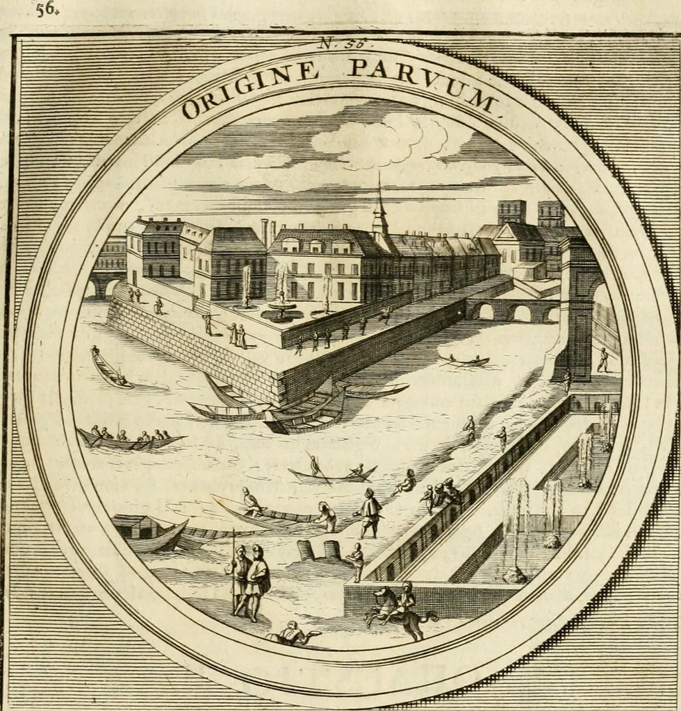 An illustration from Meteorologia philosophico-politica : in duodecim dissertationes per quaestiones meteorologicas & conclusiones politicas divisa, appositisque symbolis illustrata ..., 1698, leaf 200
