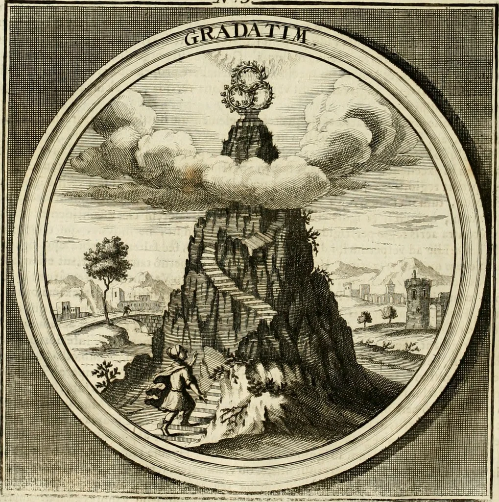 An illustration from Meteorologia philosophico-politica : in duodecim dissertationes per quaestiones meteorologicas & conclusiones politicas divisa, appositisque symbolis illustrata ..., 1698, leaf 21