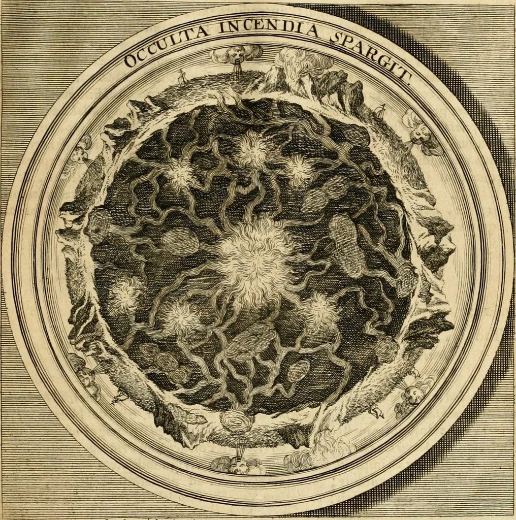 An illustration from Meteorologia philosophico-politica : in duodecim dissertationes per quaestiones meteorologicas & conclusiones politicas divisa, appositisque symbolis illustrata ..., 1698, leaf 254