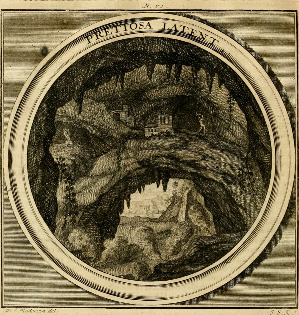 An illustration from Meteorologia philosophico-politica : in duodecim dissertationes per quaestiones meteorologicas & conclusiones politicas divisa, appositisque symbolis illustrata ..., 1698, leaf 259