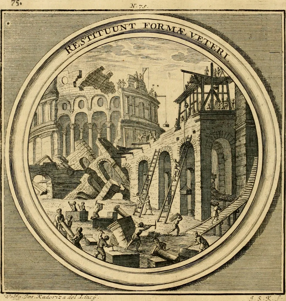 An illustration from Meteorologia philosophico-politica : in duodecim dissertationes per quaestiones meteorologicas & conclusiones politicas divisa, appositisque symbolis illustrata ..., 1698, leaf 273