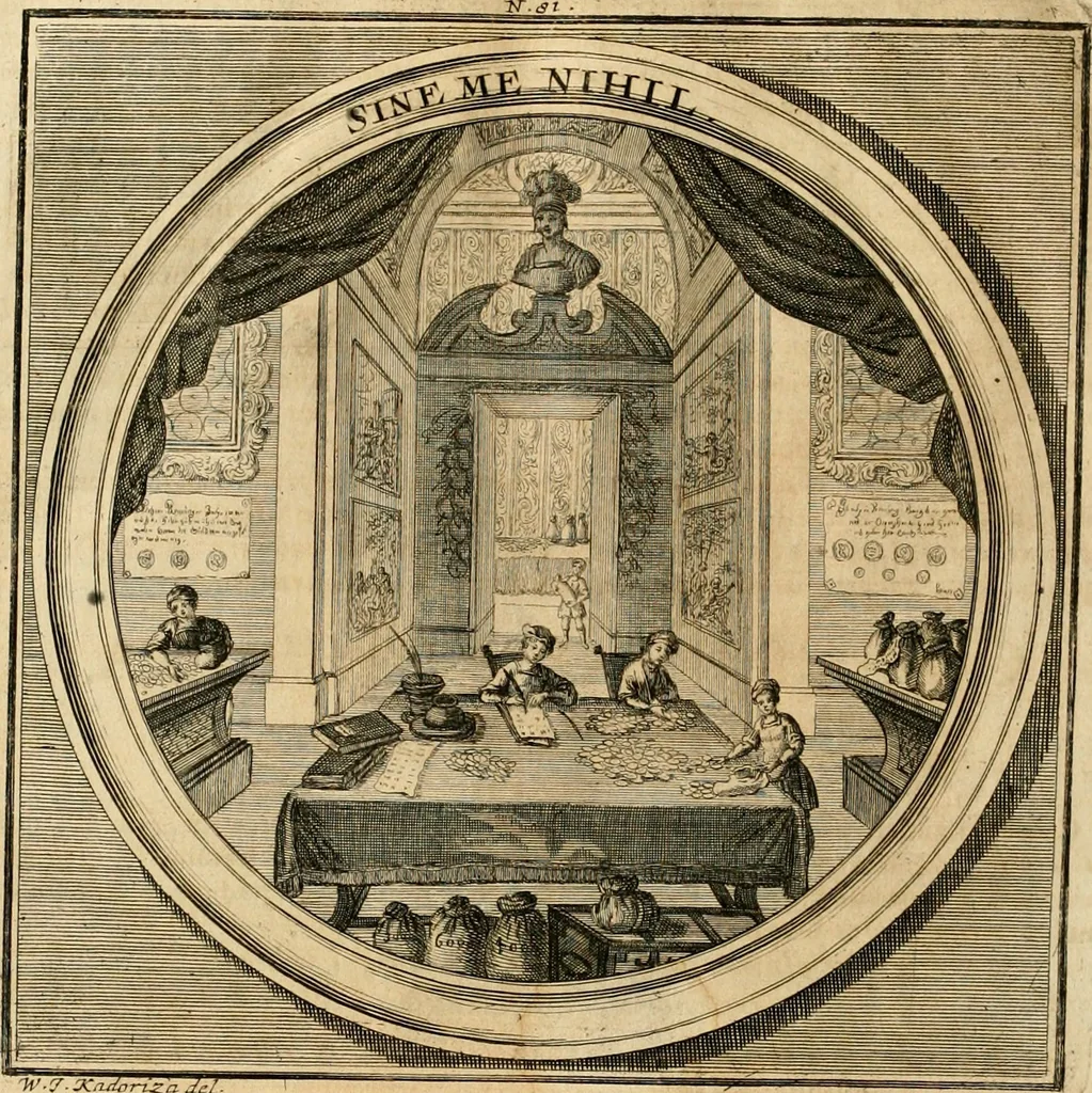 An illustration from Meteorologia philosophico-politica : in duodecim dissertationes per quaestiones meteorologicas & conclusiones politicas divisa, appositisque symbolis illustrata ..., 1698, leaf 301