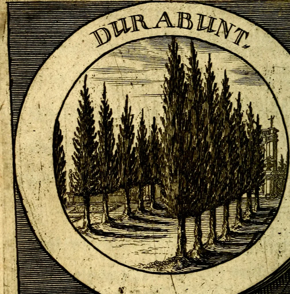 An illustration from Philothei [pseud.] Christliche sinne-bilder auss dem lateinischen ins teutsch gecracht, 1679, leaf 121