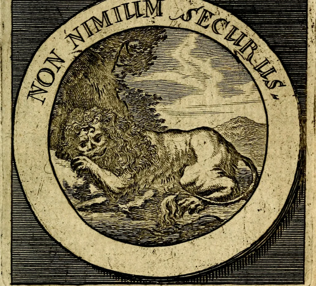 An illustration from Philothei [pseud.] Christliche sinne-bilder auss dem lateinischen ins teutsch gecracht, 1679, leaf 130