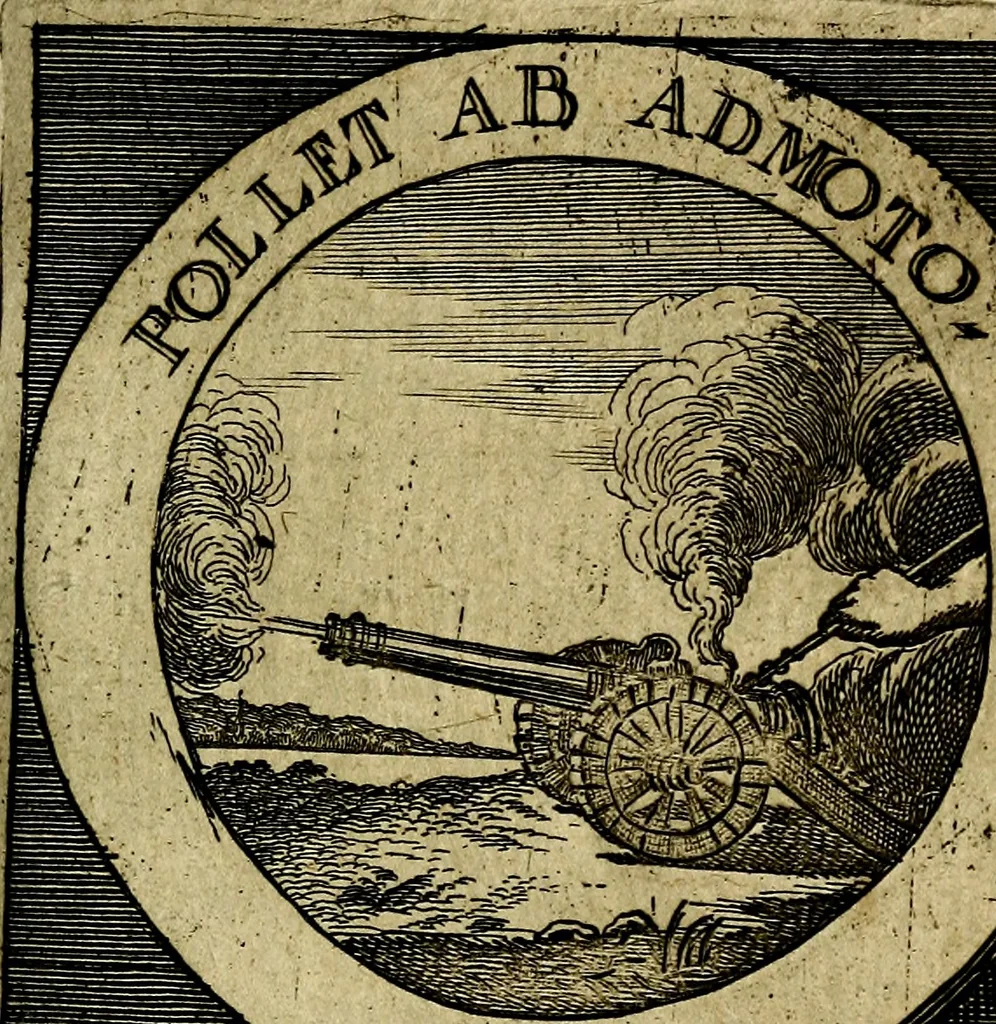 An illustration from Philothei [pseud.] Christliche sinne-bilder auss dem lateinischen ins teutsch gecracht, 1679, leaf 146