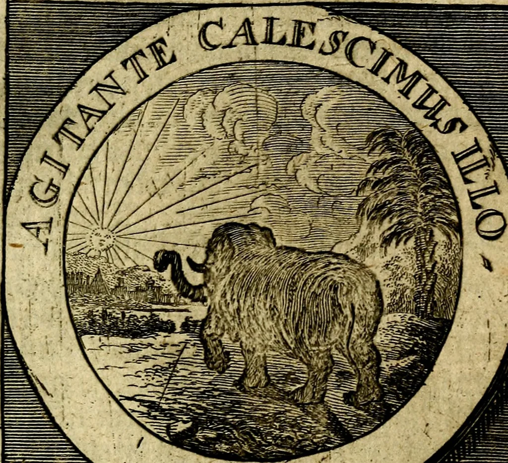 An illustration from Philothei [pseud.] Christliche sinne-bilder auss dem lateinischen ins teutsch gecracht, 1679, leaf 206