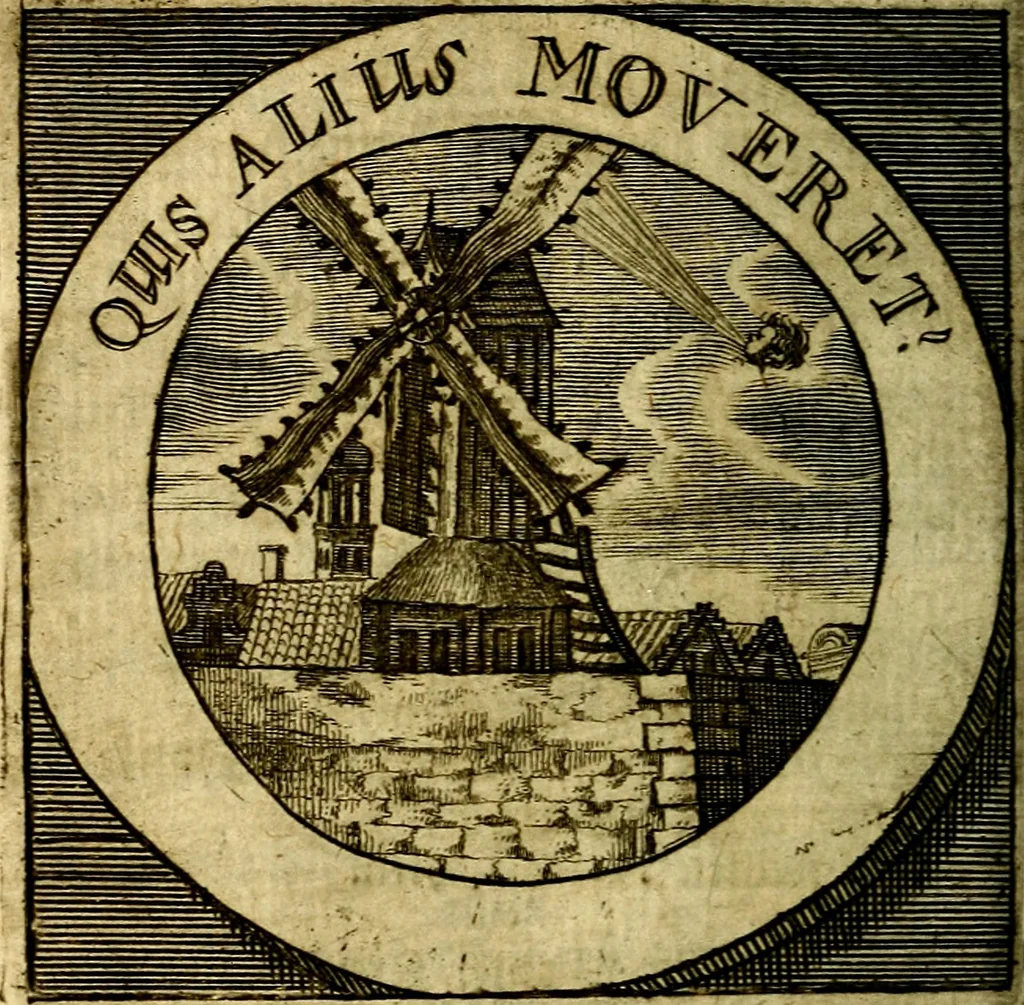 An illustration from Philothei [pseud.] Christliche sinne-bilder auss dem lateinischen ins teutsch gecracht, 1679, leaf 273
