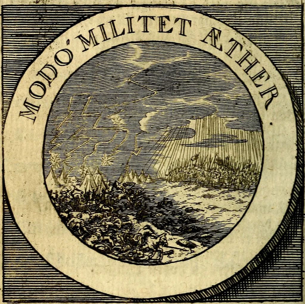 An illustration from Philothei [pseud.] Christliche sinne-bilder auss dem lateinischen ins teutsch gecracht, 1679, leaf 277