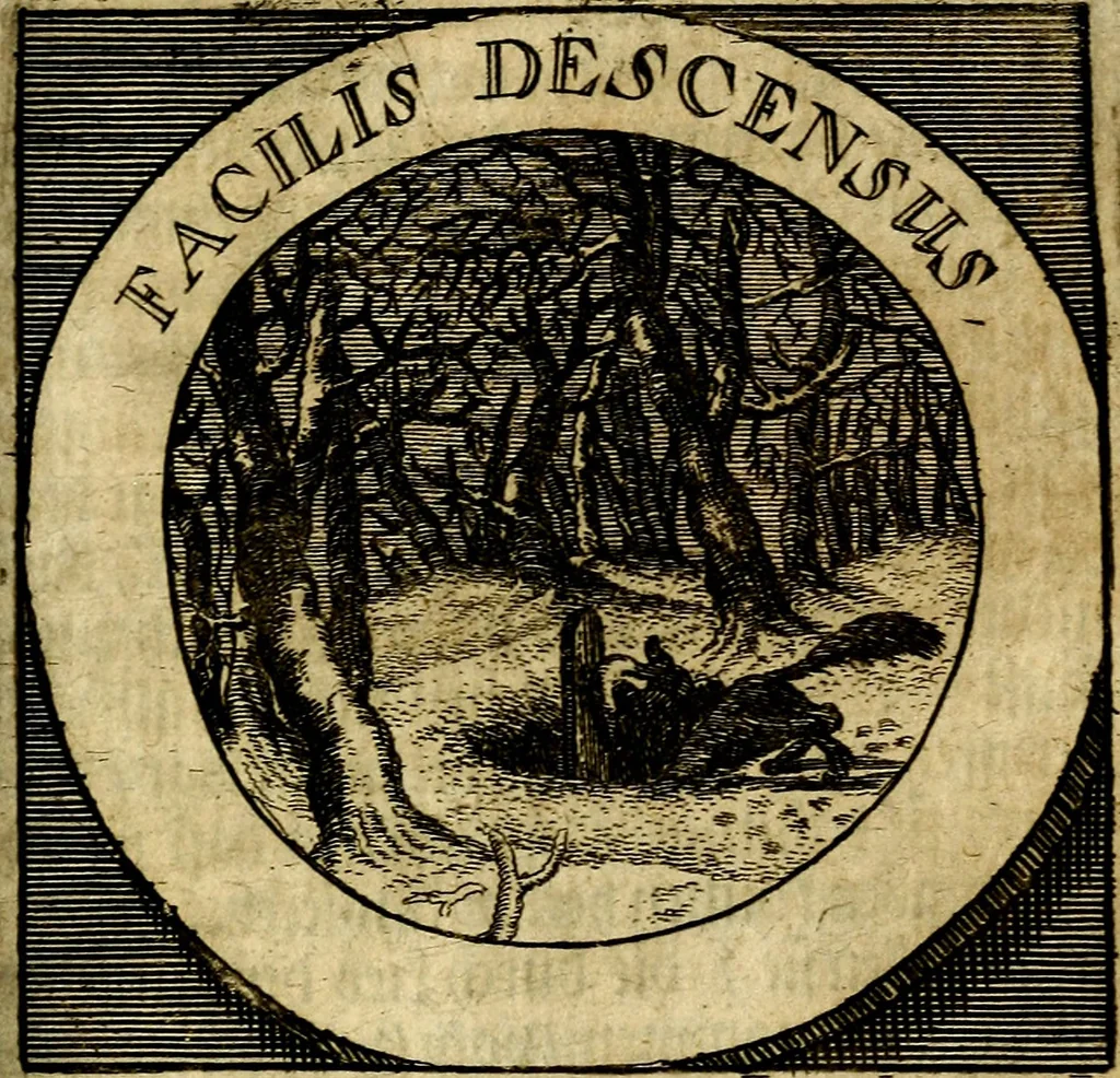 An illustration from Philothei [pseud.] Christliche sinne-bilder auss dem lateinischen ins teutsch gecracht, 1679, leaf 466