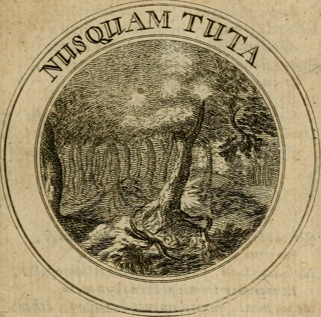 An illustration from Philothei Symbola christiana : quibus idea hominis christiani exprimitur, 1682, leaf 116